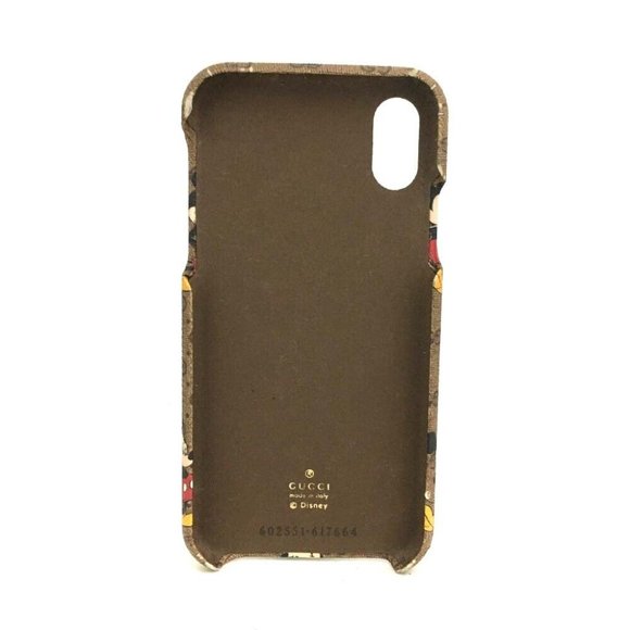 GUCCI Disney Micro GG Logo Iphone X Cell Phone Case /6R0479 - Picture 4 of 8